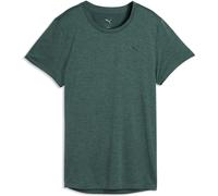 Puma TAD Essential Heather Damen T-Shirt, grün XS