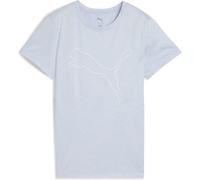 PUMA Unisex W TAD Essential Heather Logo Tee T-Shirts, Cool Weather Heather,