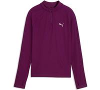 Puma TAD Essentials Slim Quarter-Zip Mädchen Longsleeve, pink 152