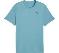 Puma M TAD ESSENTIALS SOLID CAT TEE Herren T-Shirt, hellblau, größe M