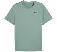 PUMA Tad Essentials Solid Small Cat Trainingsshirt Herren 30 - green moon M