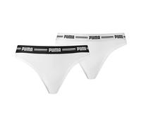 Puma Damen String Iconic – 2er-Pack Weiß – Größe XS