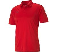 PUMA Poloshirt teamLIGA Sideline Herren rot/weiß XL