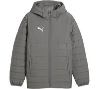 PUMA teamADDITIONS Steppjacke mit Kapuze Herren 13 - flat medium gray/puma silver XXL