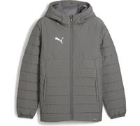 Puma Teamadditions Hooded Padded Jacket flat medium gray-puma silver (13) L