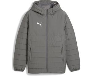 Puma Teamadditions Hooded Padded Jacket flat medium gray-puma silver (13) S