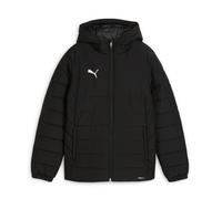 Puma Teamadditions Hooded Padded Jacket Jr Jacke schwarz 152