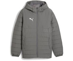 PUMA teamADDITIONS Steppjacke mit Kapuze Herren 13 - flat medium gray/puma silver S
