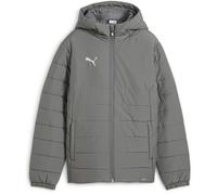 PUMA teamADDITIONS Steppjacke mit Kapuze Kinder 13 - flat medium gray/puma silver 128