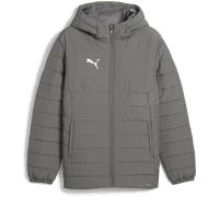 Puma teamADDITIONS Steppjacke mit Kapuze | Kinder | Hooded padded Jacket Grau 152