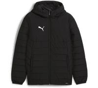 Puma teamADDITIONS Steppjacke mit Kapuze | Kinder | Hooded padded Jacket Schwarz 152