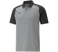 Puma TeamCUP Casuals Herren Poloshirt, grau, Gr. M