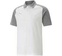 Puma TeamCUP Casuals Herren Poloshirt, weiß, Gr. XL