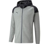 PUMA Herren Teamcup Casuals Kapuzenjacke, Mittelgraues Heather, M
