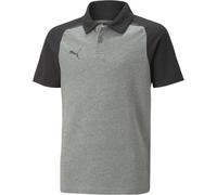 Puma TeamCUP Casuals Junior Kinder Poloshirt, grau 152