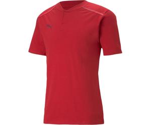 Puma teamCUP Casuals Polo Poloshirt S Rot