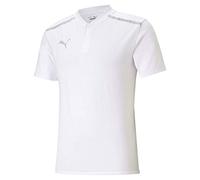 PUMA teamCUP Casuals Poloshirt weissgrau, M Herren