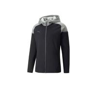 Puma teamCUP Full-Zip Hoodie Herren - schwarz/grau-L