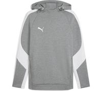 Puma Herren Kapuzenpullover teamEVOSTRIPE Hoody 659954-33 M Medium Gray Heather-PUMA Silver-PUMA White