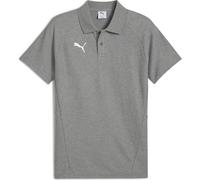 Puma Teamevostripe Polo medium gray heather-puma silver-puma white (33) XS