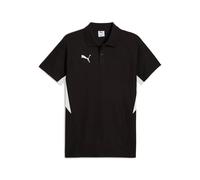 Puma teamEVOSTRIPE Polo - schwarz/silber/weiß - PUMA Black-PUMA Silver-PUMA White - Gr. XL