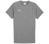 PUMA teamEvostripe T-Shirt Herren 33 - medium gray heather/puma silver/puma white S