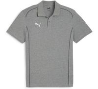 PUMA teamFINAL Casuals Poloshirt Herren 33 - medium gray heather/puma silver L
