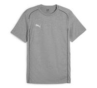 PUMA teamFINAL Casuals Tee, Unisex-Erwachsene T-Stück, Medium Gray Heather-PUMA Silver,