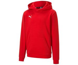 PUMA teamGOAL 23 Casuals Kinder Hoody mit Kängurutasche Kapuzen-Pullover für Jugendliche Jungen & Mädchen 656711 01 Rot 116