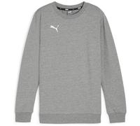 PUMA teamGOAL Casuals Crew Neck Sweatshirt Jungen 33 - medium gray heather/puma white 152