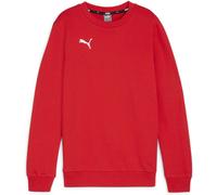 Puma teamGOAL Casuals Crew Neck Junior Jungen Sweatshirt, rot 140