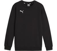 Puma Jungen Teamgoal Casuals Crew Neck SWE Strickpullover, Puma Black-Puma White, 152 EU