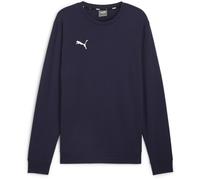 PUMA teamGOAL Casuals Crew Neck Sweat, Herren Gestrickter Pullover, PUMA Navy-PUMA White,