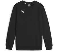Puma Jungen Teamgoal Casuals Crew Neck SWE Strickpullover, Puma Black-Puma White, 152 EU