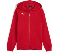 Puma teamGOAL Casuals Hooded Junior Jungen Sweatshirt, rot 116