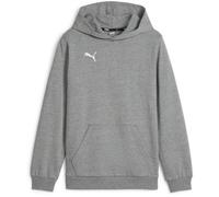 PUMA teamGOAL Casuals Hoodie Jungen 33 - medium gray heather/puma white 164