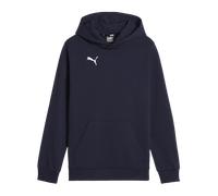 Puma Jungen Teamgoal Casuals Hoody Jr Pullover, Puma Navy-Puma White, 152 EU