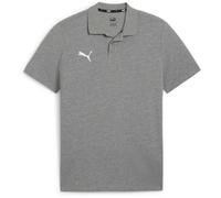 Puma Herren Poloshirt Teamgoal Casuals - Medium Gray Heather/Puma White - Gr. M