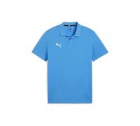 Puma teamGOAL Casuals Poloshirt Herren - blau/weiß - S