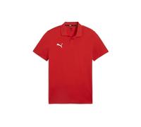 Puma teamGOAL Casuals Poloshirt Herren - rot/weiß - M