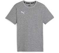 Puma Unisex Teamgoal Casuals Tee Jr T-Shirt, Medium Grey Heather-Puma White, 152 EU
