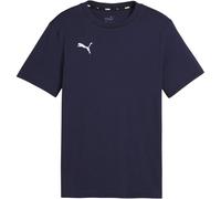 Puma Unisex Teamgoal Casuals Tee Jr T-Shirt, Puma Navy-Puma White, 140 EU