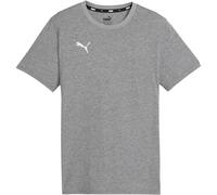 Puma Unisex Teamgoal Casuals Tee Jr T-Shirt, Medium Grey Heather-Puma White, 152 EU