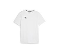 Puma Unisex Teamgoal Casuals Tee Jr T-Shirt, Puma White-Puma Black, 140 EU