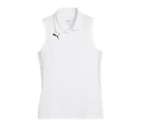 PUMA teamGOAL Poloshirt Damen 04 - PUMA white/PUMA black/feather gray XL