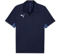 Puma teamLIGA26 Sideline Polo puma navy-puma white-blue horizon (06) M