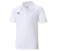 Puma Teamliga Sideline Polo Jr Poloshirt weiss 164