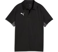 Puma teamLIGA26 Sideline Polo Jr puma black-puma white-flat dark gray (03) 176
