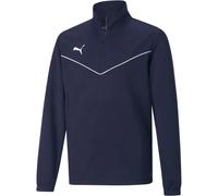 Puma TeamRISE 1/4 Zip Top Kinder Sweatshirt, blau 152