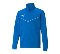 PUMA teamRISE HalfZip Sweatshirt Kids Blau F02 110 blau